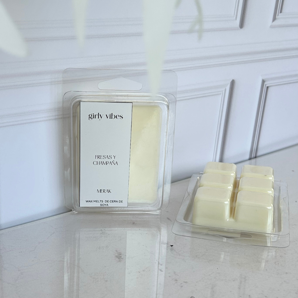 WAX MELTS FRESAS Y CHAMPAÑA BLISTER